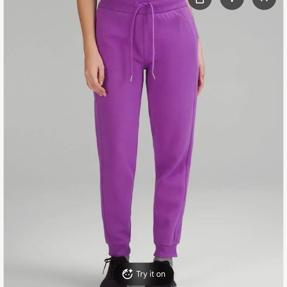Lululemon Scuba Purple Joggers